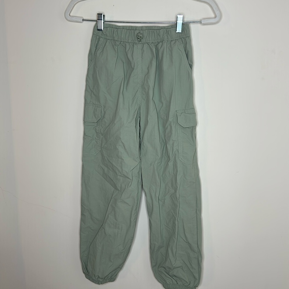 NWOT Light Green Parachute Pants